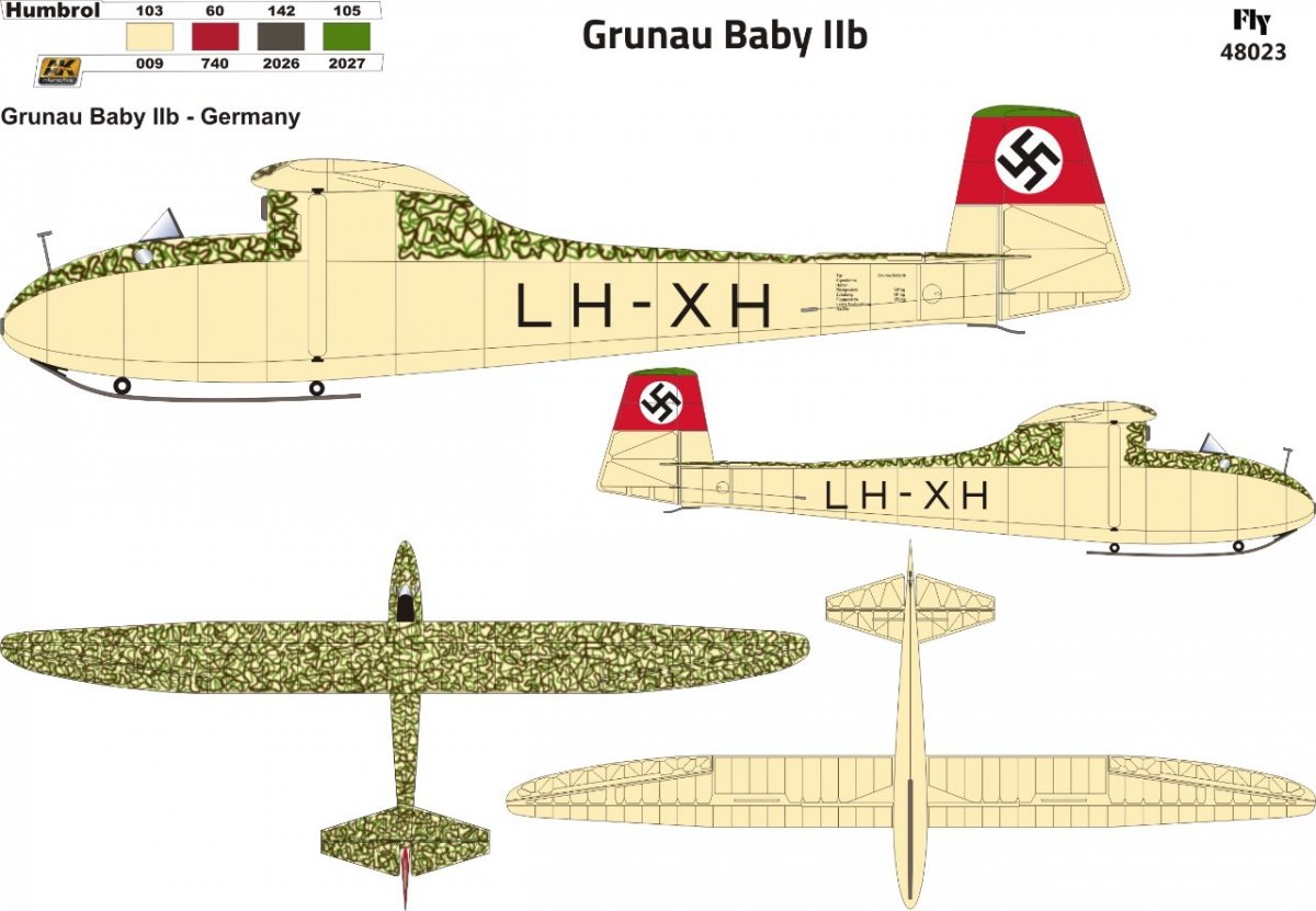 Fly 48023 Grunau Baby IIB Germany 1/48 – zdjęcie 3