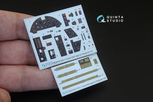 Quinta Studio QD32015 F4U-1 Corsair (Bird cage) 3D-Printed &amp;amp; coloured Interior on decal paper (for Tamiya kit) 1/32 – Bild 2