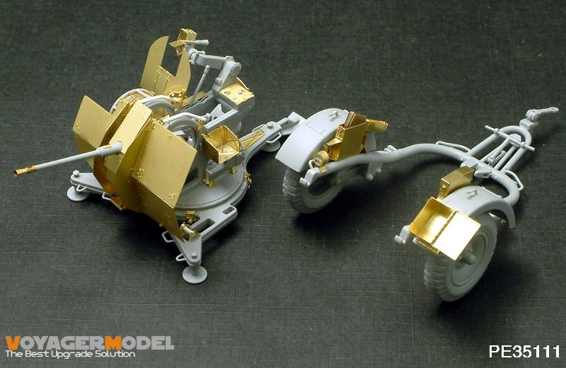 Voyager Model PE35111 20mm FLAK 38 (For DRAGON 6288) 1/35 – zdjęcie 2