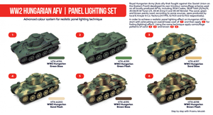 Hataka HTK-AS39 WW2 Hungarian AFV panel lighting set (6x17ml) – image 2
