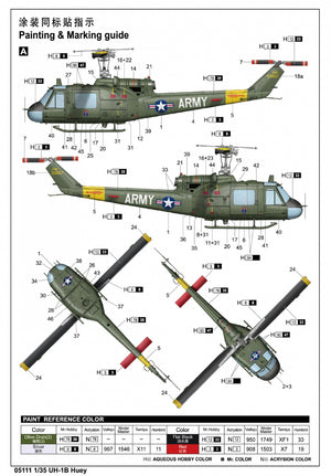 Trumpeter 05111 UH-1B Huey 1/35 – zdjęcie 12
