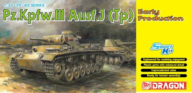 Dragon 6543 Pz.Kpfw.III Ausf.J (Tp) Early Production 1/35