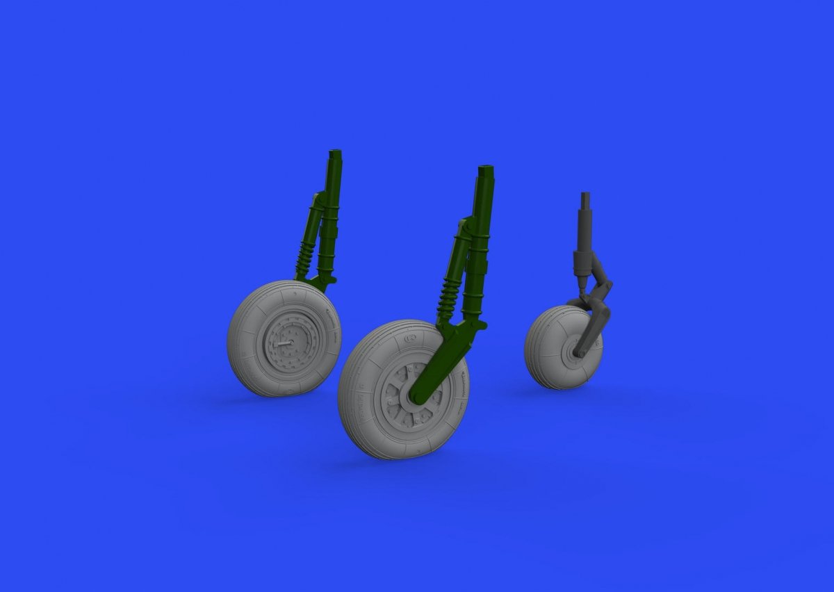 Eduard 648622 MiG-15 wheels BRONCO / HOBBY 2000 1/48 – zdjęcie 3