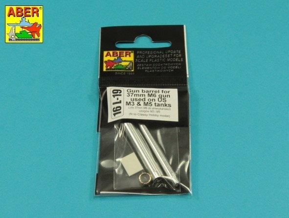Aber 16L-19 Gun barrel for 37 mm M6 gun used on US M3 M5 tanks 1/16 – image 7