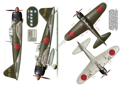 Kagero 3081 Mitsubishi A6M Reisen Zero vol. III PL – zdjęcie 7