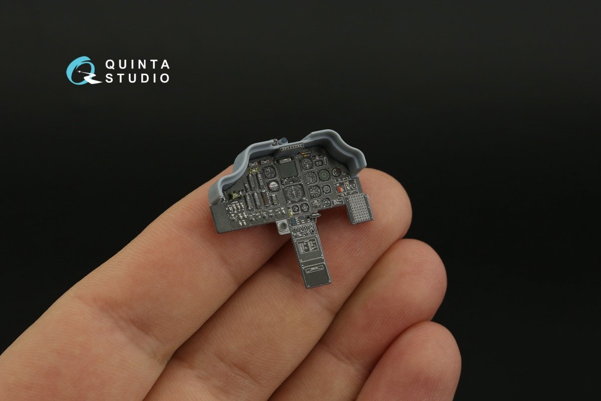 Quinta Studio QDS-35090 AH-64A 3D-Printed &amp;amp; coloured Interior on decal paper (Academy) (Small version) 1/35 – zdjęcie 4