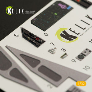 KELIK K32009 F-35C INTERIOR 3D DECALS FOR TRUMPETER KIT 1/32 – zdjęcie 5