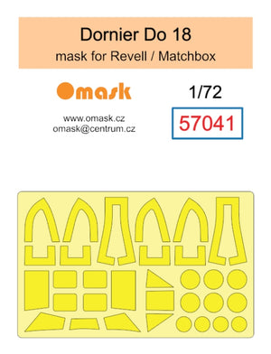 Omask 57041 Dornier Do 18 mask (for Revell / Matchbox) 1/72