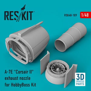 RESKIT RSU48-0189 A-7E &amp;quot;CORSAIR II&amp;quot; EXHAUST NOZZLE FOR HOBBYBOSS KIT (3D PRINTED) 1/48 – immagine 2