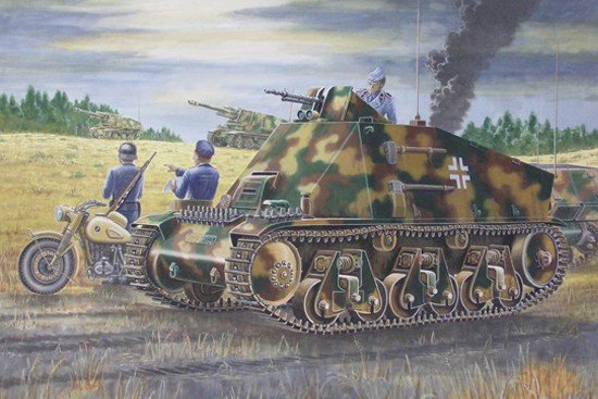 Trumpeter 00355 German 38(H) the artillery observation vehicle 1/35