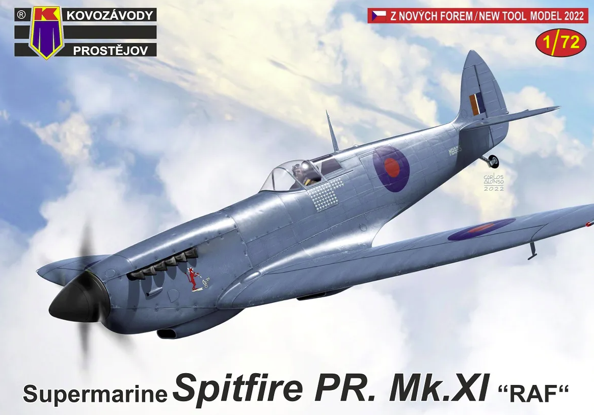 Kovozavody Prostejov KPM0292 Spitfire PR. Mk. XI „RAF“ 1/72