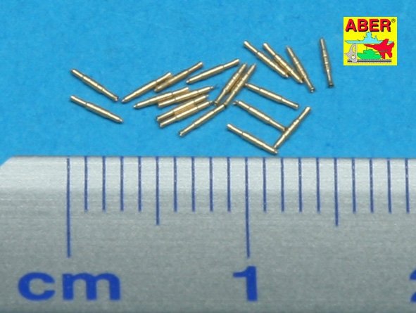 Aber 350L-32 Set of 20 pcs 0,5in (12,7mm) Vickers Mk.III machine gun barrels for Royal Navy ships 1/350 – zdjęcie 2