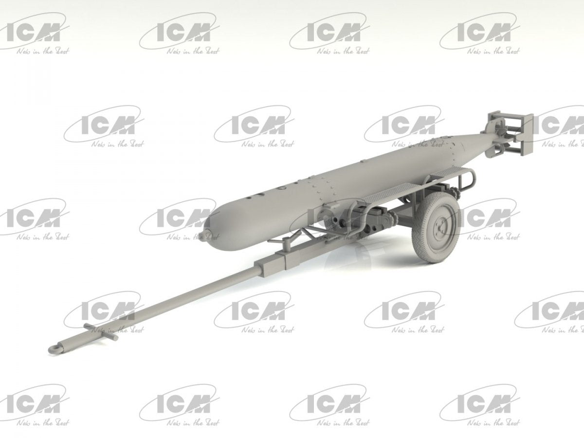 ICM 48404 WWII German Torpedo Trailer 1/48 – zdjęcie 5