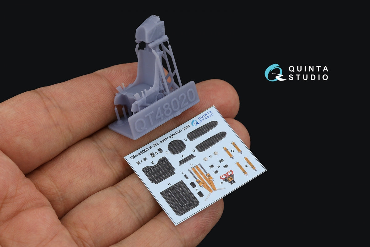 Quinta Studio QR+48068 K-36L (early) ejection seat (for Su-25 aircraft until 2007) (All kits) 1/48 – image 2