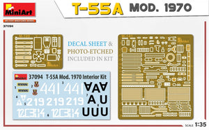 MiniArt 37094 T-55A MOD. 1970 INTERIOR KIT 1/35 – zdjęcie 7