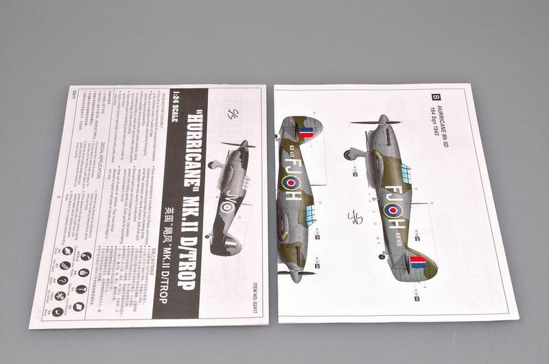 Trumpeter 02417 Hurricane Mk II D/Trop 1/24 – zdjęcie 7