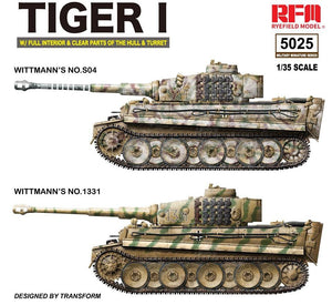 Rye Field Model 5025 German Tiger I Early Production Wittmann&amp;#39;s Tiger 504 FULL Interior 1/35 – Bild 2