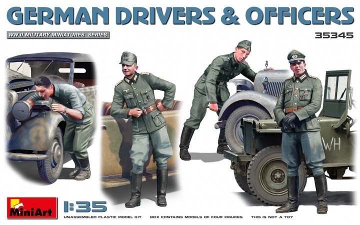MiniArt 35345 German Drivers & Officers 1/35