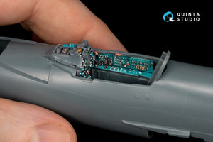 Quinta Studio QD+48580 MiG-21bis early Fishbed-L 3D-Printed &amp;amp; coloured Interior on decal paper (Eduard) (with 3D-printed resin parts) 1/48 – zdjęcie 7