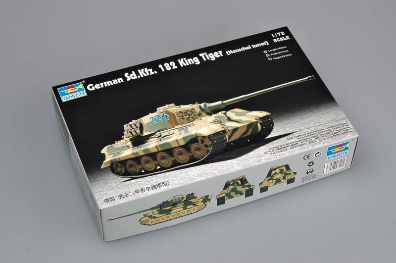 Trumpeter 07201 German Sd.Kfz. 182 King Tiger (Henschel turret) 1/72 – zdjęcie 2