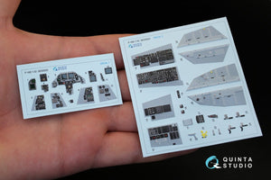 Quinta Studio QD32023 F-16D 3D-Printed &amp;amp; coloured Interior on decal paper (for Academy kit) 1/32 – zdjęcie 2