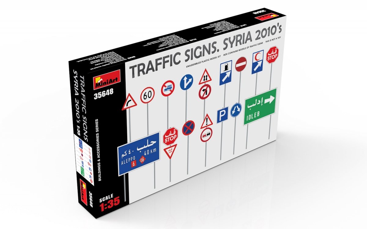 Miniart 35648 TRAFFIC SIGNS. SYRIA 2010’s 1/35 – zdjęcie 2