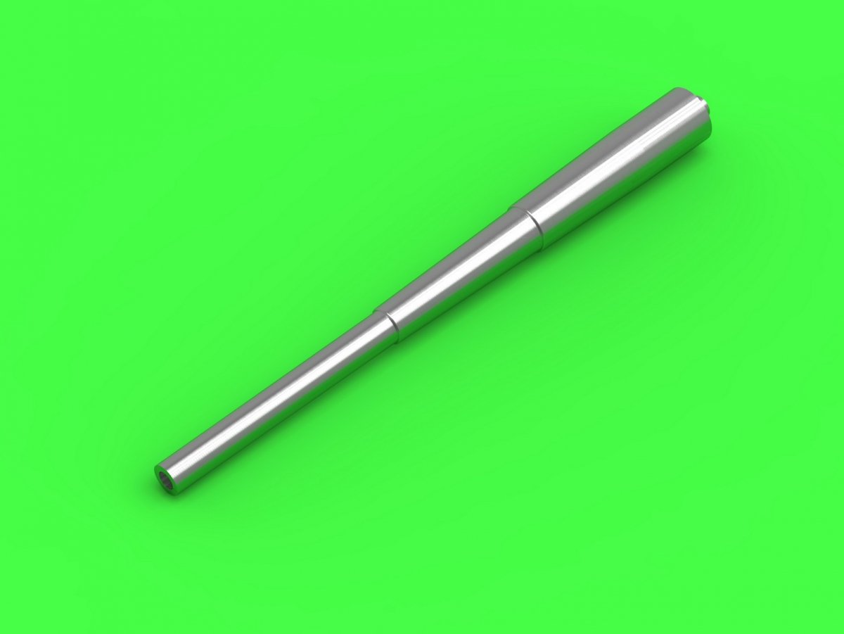 Master SM-350-106 SMS Seydlitz armament - barrels 280mm (10 pcs.), 150mm (12 pcs.), 88mm (8 pcs.) with resin elements for mounting the barrels (for Hobby Boss model) 1/350 – image 2