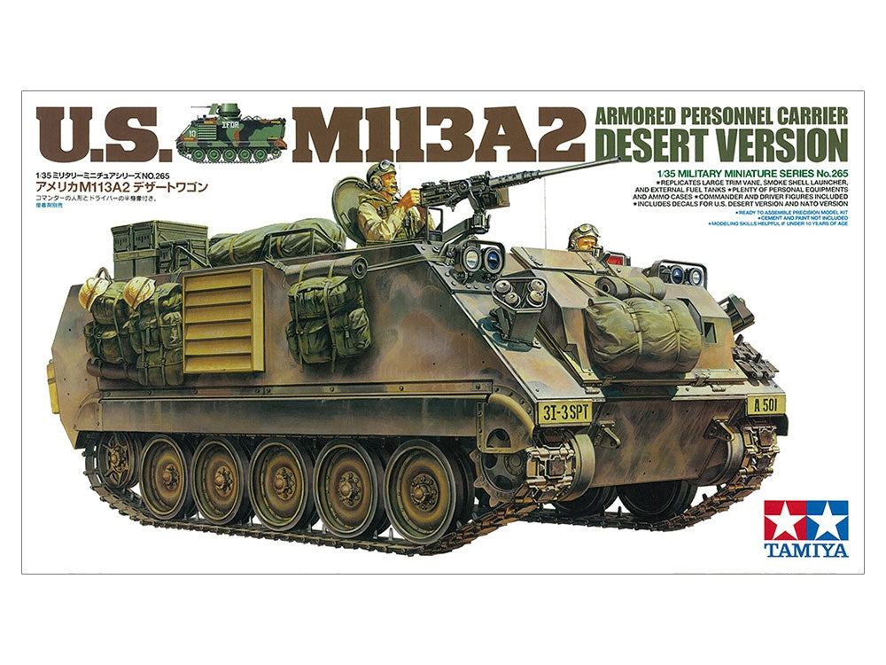 Tamiya 35265 U.S. M113A2 Armored Personnel Carrier Desert Version 1/35 – zdjęcie 2