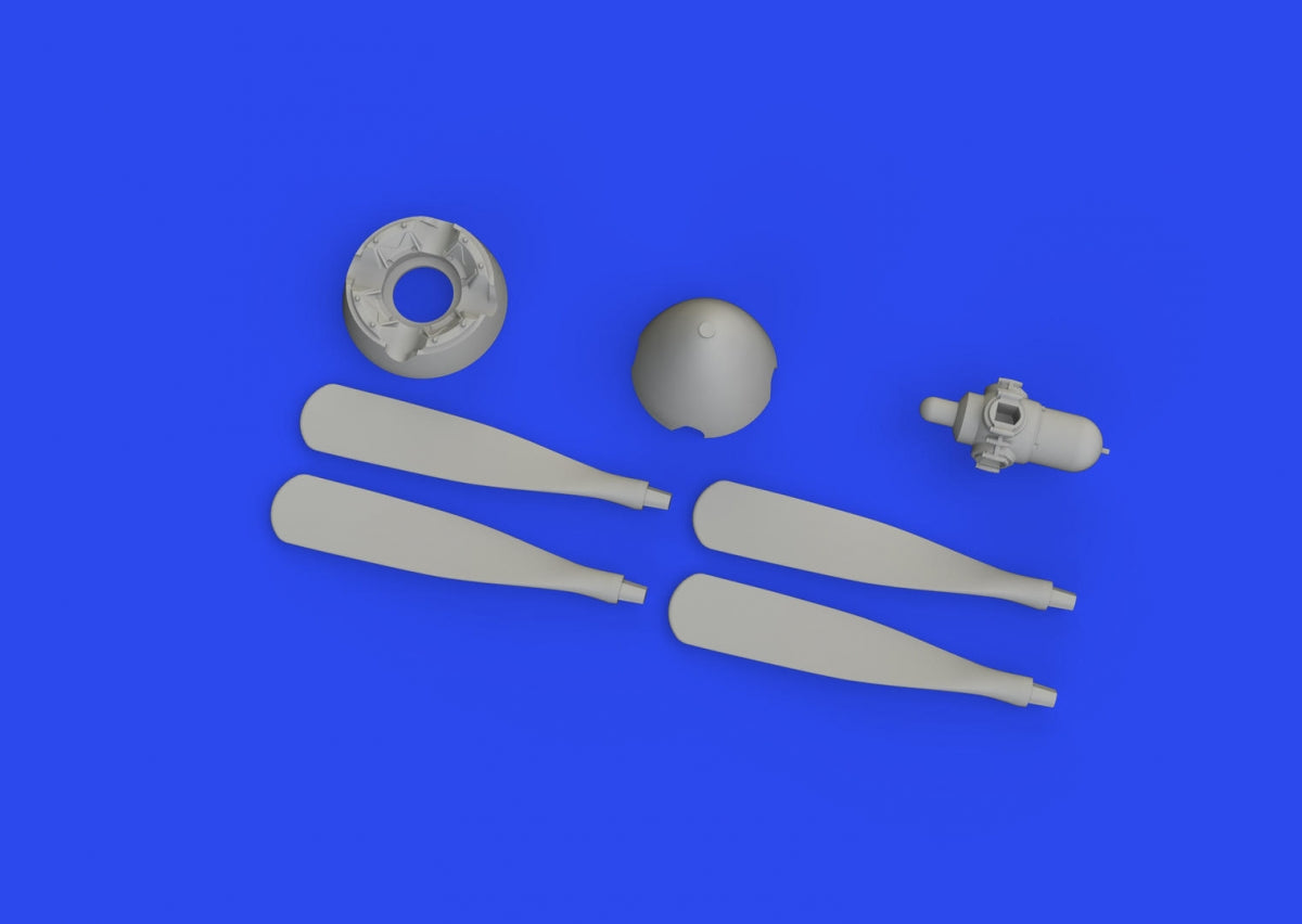 Eduard 672362 P-51D Hamilton Standard propeller uncuffed PRINT EDUARD 1/72 – zdjęcie 4