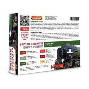 Lifecolor XS10 Acrylic color Set British Railways Set 1 6x22ml – zdjęcie 2