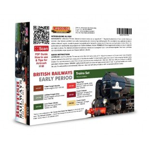 Lifecolor XS10 Acrylic color Set British Railways Set 1 6x22ml – zdjęcie 2