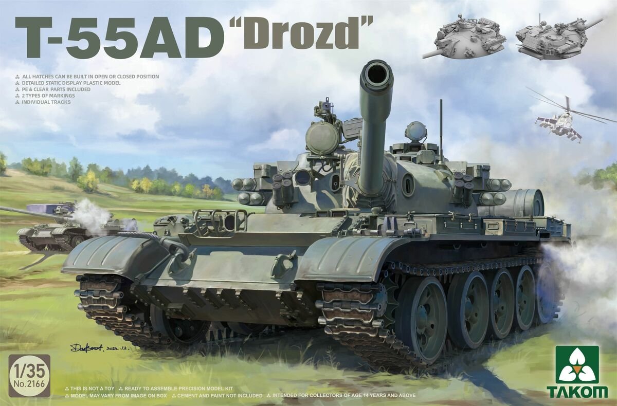 Takom 2166 T-55AD "Drozd" 1/35