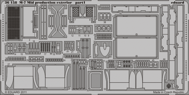 Eduard 36158 M-7 Mid production exterior 1/35 Dragon – image 2