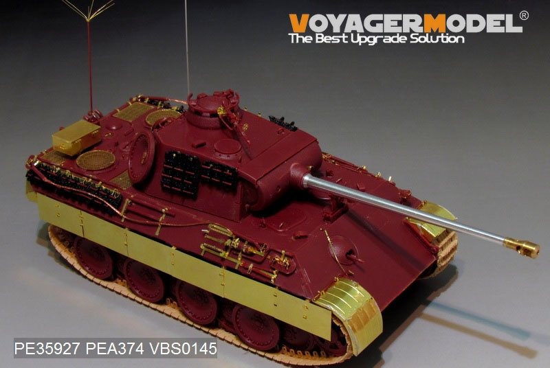 Voyager Model PE35927 WWII German Panther A Late Version For MENG TS-035 1/35 – zdjęcie 3