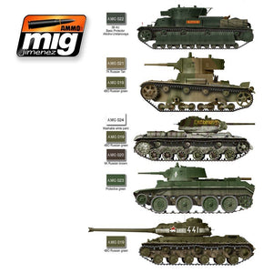 AMMO Mig 7107 1935-1945 SOVIET CAMOUFLAGES SET 6x17ml – zdjęcie 2