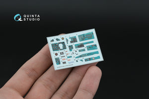 Quinta Studio QD+48576 MiG-21SM Fishbed-J 3D-Printed &amp;amp; colored Interior on decal paper (Eduard) (with 3D-printed resin parts) 1/48 – image 3