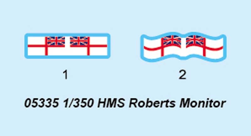 Trumpeter 05335 HMS Roberts Monitor – zdjęcie 3