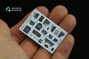 Quinta Studio QD48180 F-14D 3D-Printed &amp;amp; coloured Interior on decal paper (Hasegawa) 1/48 – zdjęcie 8