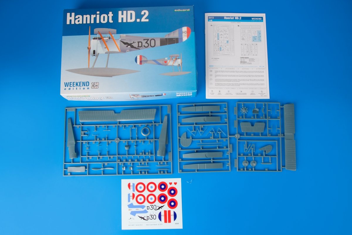 Eduard 8413 French WWI Hanriot HD.2 floatplane Weekend edition 1/48 – image 3