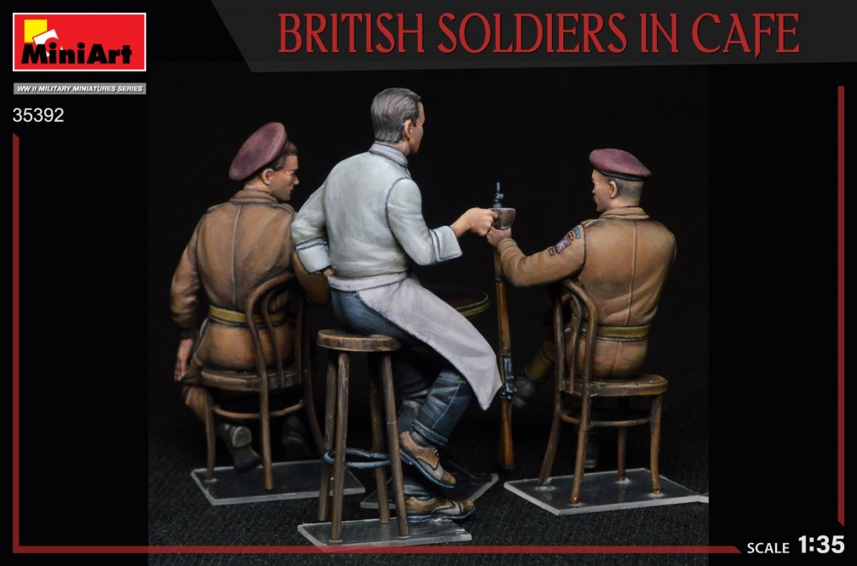 MiniArt 35392 BRITISH SOLDIERS IN CAFE 1/35 – image 5
