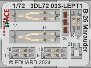 Eduard 3DL72033 B-26 Marauder SPACE EDUARD, HASEGAWA 1/72 – zdjęcie 2