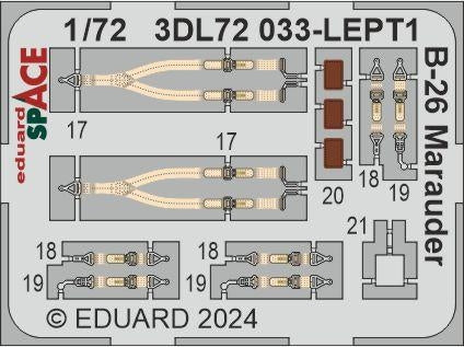 Eduard 3DL72033 B-26 Marauder SPACE EDUARD, HASEGAWA 1/72 – zdjęcie 2
