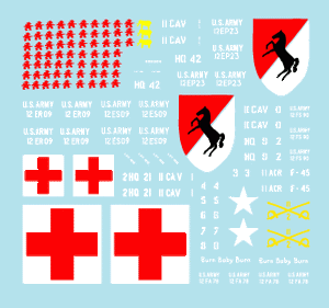 Star Decals 35-932 11th Cavalry in Vietnam and Cambodia 2 1/35 – zdjęcie 2