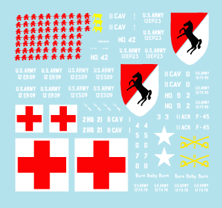 Star Decals 35-932 11th Cavalry in Vietnam and Cambodia 2 1/35 – zdjęcie 2