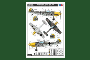 Hobby Boss 81809 Messerschmitt Bf109E Sept 1940 1/18 – image 3