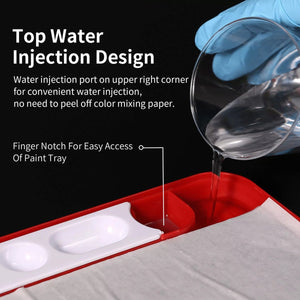 DSPIAE MP-01PRO Moisture-retaining Wet Palette PRO For Acrylic Paints / PALETA RETENCYJNA DO FARB – zdjęcie 3