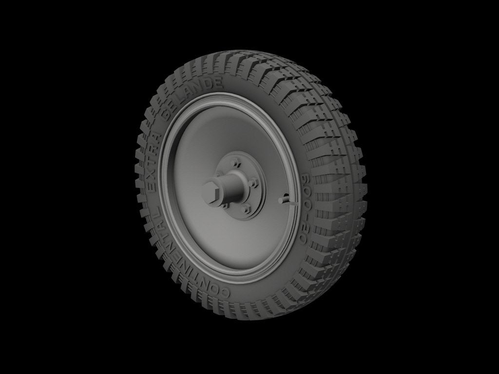 Panzer Art RE35-207 Road wheels for FlaK/Nebelwerfer trailers (gelande pattern) 1/35 – image 2