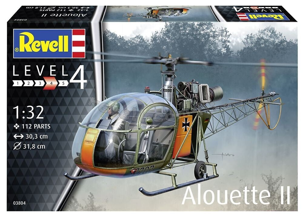 Revell 03804 Alouette II 1/32 – zdjęcie 3