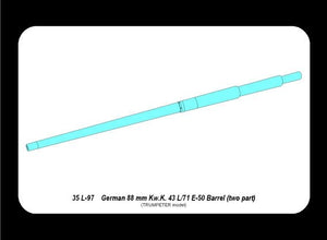 Aber 35L-097 Barrel for German E-50 tank (two-piece) (TRU) (1/35) – image 4