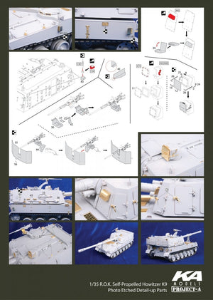 MK1 Design MM-35003 R.O.K.A K9 DETAIL-UP ETCHED PARTS 1/35 – zdjęcie 2
